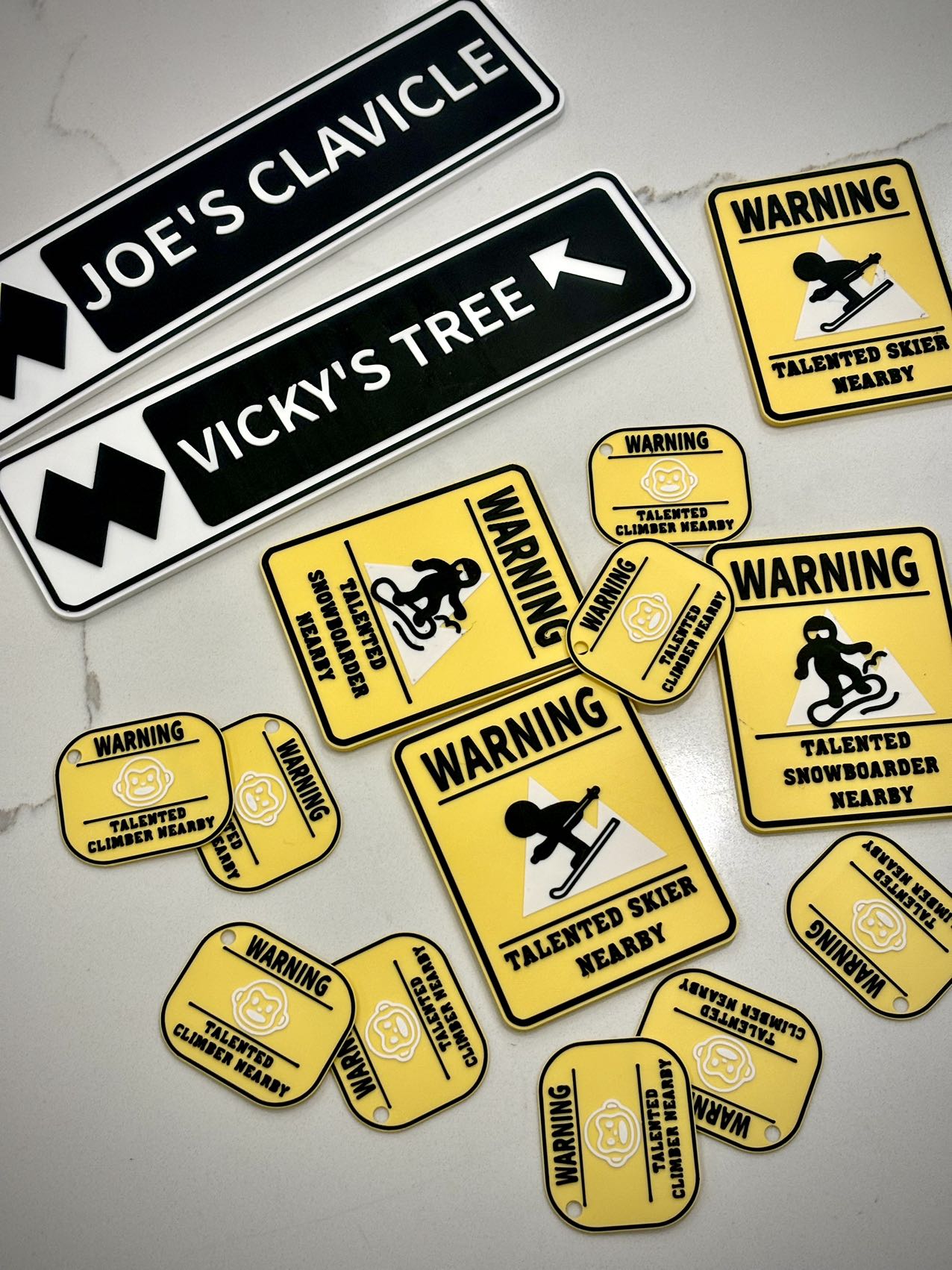 Customize Ski Trails Magnets